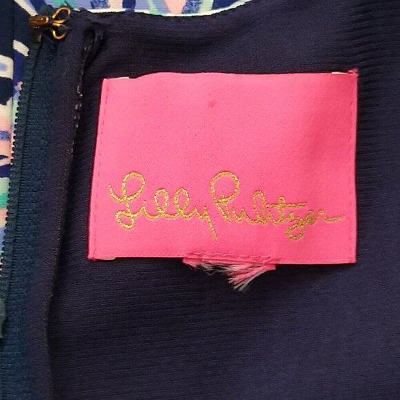 Lilly Pulitzer Size 2 Laurent Paisley Print Dress - Picture 4 of 4